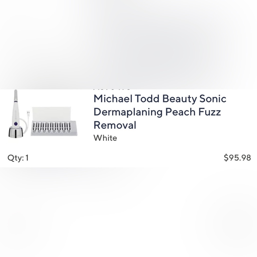 Michael Todd Beauty Sonic Dermaplaner - White